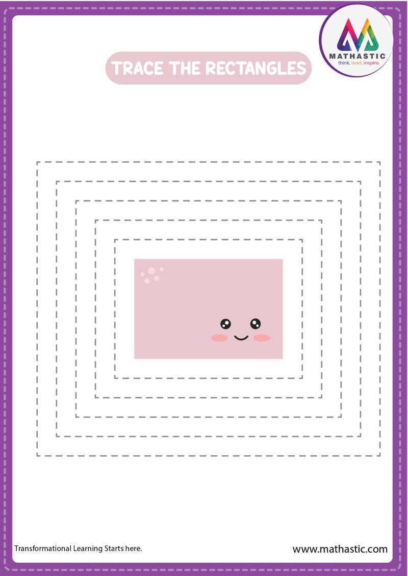 Tracing Sheet 5 Mathastic