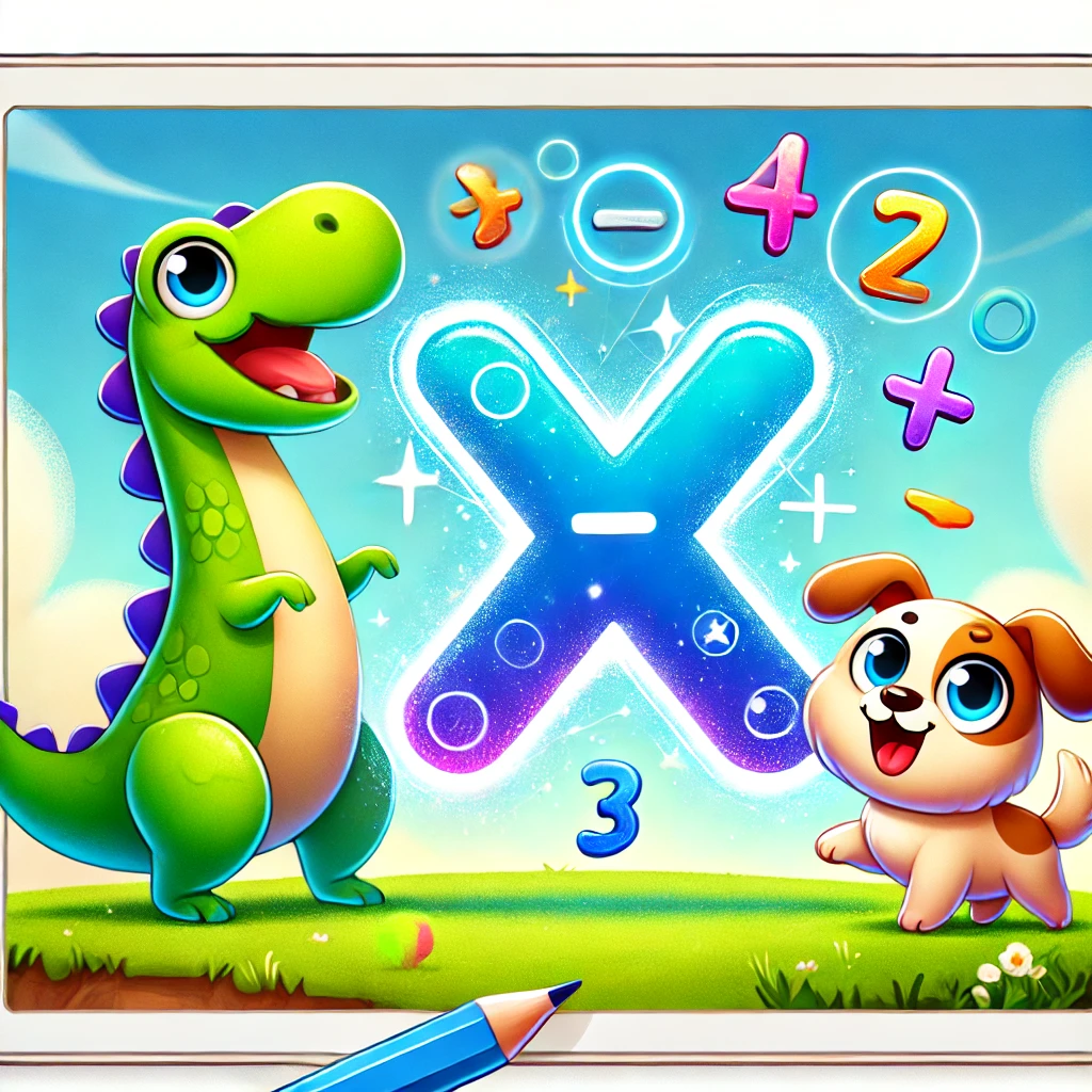 Dinosaur, dog and multiplication - Mathastic