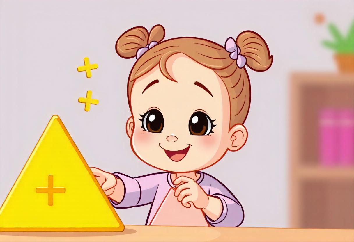 Lila, Triangle and Addition - Mathastic